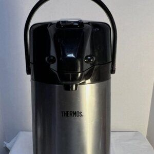 Thermos Stainless Steel Airpot Coffee Dispenser 2.5L Pump Action 13.5 Tall